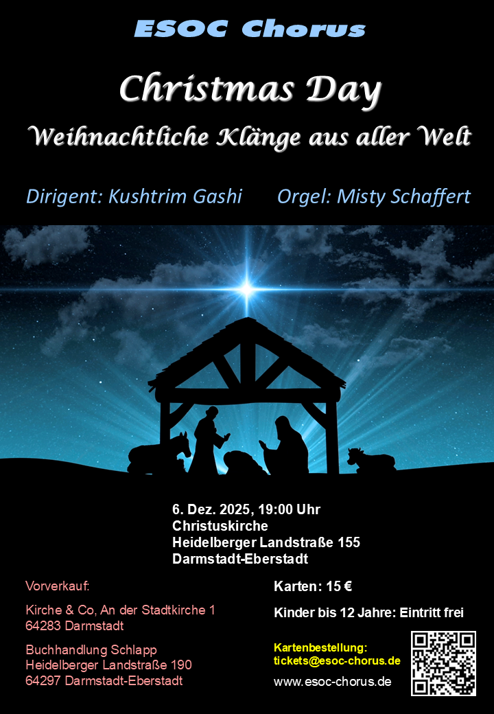 Poster Christmas concert 2025